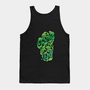 Lake Tahoe Creatures - Green Tank Top